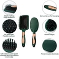 thumbnail image 3 of Juego de Cepillos para el Cabello WEIHJMXG Peine Ovalado de Masaje Antiestático y Cepillo Redondo con Ventilación, 3 of 4