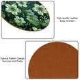 thumbnail image 5 of Saint Patrick's Day 6PCS Round Microfiber Leather Drink Coasters, 11x11 cm/4.3x4.3 in, Set of 6 Coasters for Table and Decoration, 5 of 6