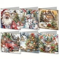 thumbnail image 2 of Diamond Paint Christmas Cards, Craft Diamond Art Cards Making Kits DIY Christmas Grting Cards 5D Diamond Art Painting Christmas Cards for Adults Kids Gifts, 2 of 8