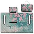 thumbnail image 5 of Whosucclay Cherry Blossom Hummingbird Print Club Car Seat Covers, 4 Pockets Quilted Golf Cart Seat Covers for EZGO 2-Person Seat Carts Portable, 5 of 9