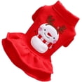 thumbnail image 2 of Mascota Abrigo de Navidad Perro Gato Traje de Papá Noel Faldas de Navidad Abrigo de perro Disfraces Vestir Ropa Traje oso de fresa  Juguete, 2 of 6