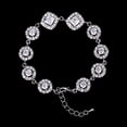 thumbnail image 2 of Mujer Cristal austriaco AAA Circón Brazalete Brazalete Cadenas de eslabones Joyas Hugo Pulsera, 2 of 10