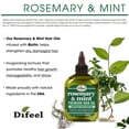 thumbnail image 3 of Difeel Rosemary and Mint Premium Hair Oil with Biotin 7.1 Ounce. - Deluxe 2-PC Gift Set, 3 of 8