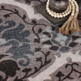 thumbnail image 4 of Superior Chloe Floral Indoor Runner Area Rug, 2' 7" x 6', Chocolate, 4 of 7