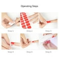 thumbnail image 2 of ROZYARD 20Pcs/pack Nail Wraps Women Nail Polish Strips Solid Color Fingernail Stickers, 2 of 21