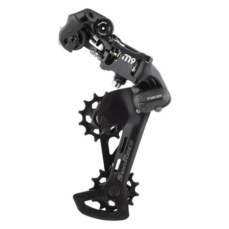Sunrace RDM900 Mid Cage 9sp Rear Derailleur, Black