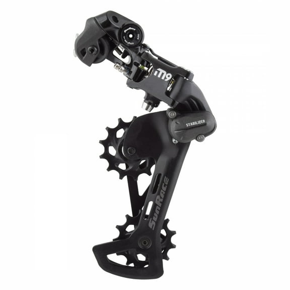 Sunrace RDM900 Mid Cage 9sp Rear Derailleur, Black