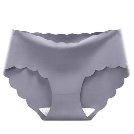 HSHMT Womens Underwear Women s Seamless Breathable Hipster Panties No Show Stretch Ice Silk Underwear Bikini Panties Underwear Briefs