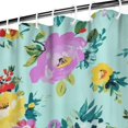 thumbnail image 4 of Waterproof Pioneer Shower Curtain 72x84 Inch Polyester Unique Cute Floral Shower Curtain for Bathroom Hotel Home Decor with 12 Plastic Hooks, 4 of 5