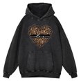 thumbnail image 3 of Sudadera con capucha divertida con estampado de leopardo desgastado retro para hombre y mujer, sudadera de gran tamaño, ropa de moda de gran tamaño, sudadera holgada 100 % algodón, 3 of 5