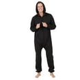 thumbnail image 3 of Joggies - Pitch Black Adult Footless Hoodie One Piece - Adult - Medium Plus/Wide (Fits 5'8 - 5'11"), 3 of 4
