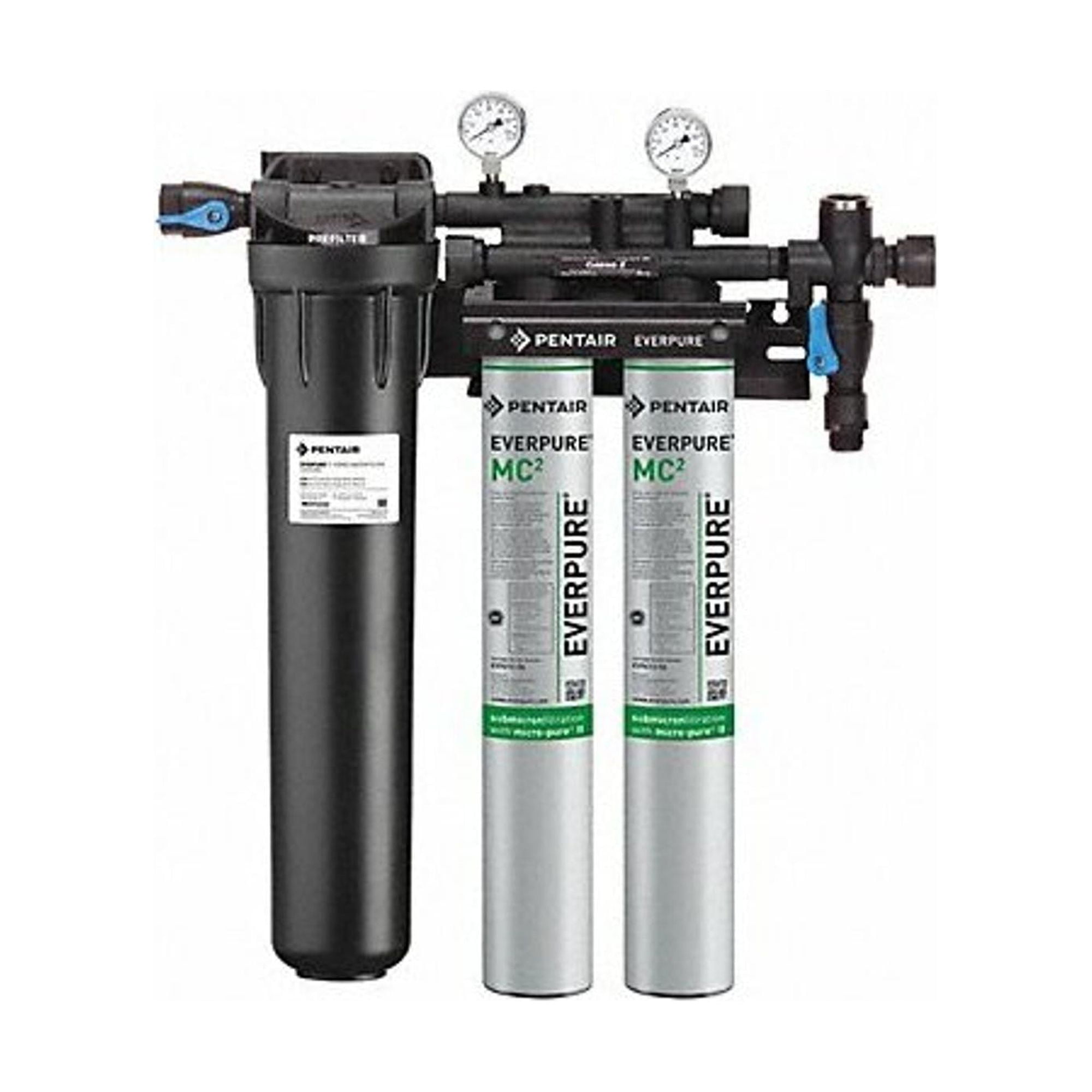 Pentair/Everpure Water Filter System,5 micron,25 1/2