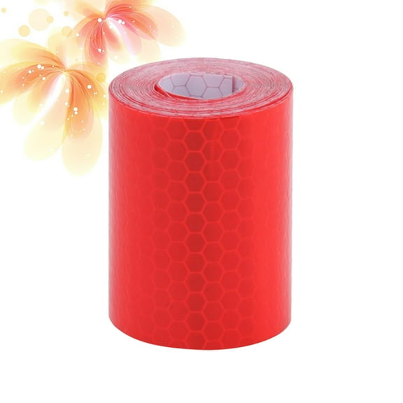 WRISTBIQUE Safety Reflective Warning Stickers Reflective Tape Red Self-Adhesive Reflectivity