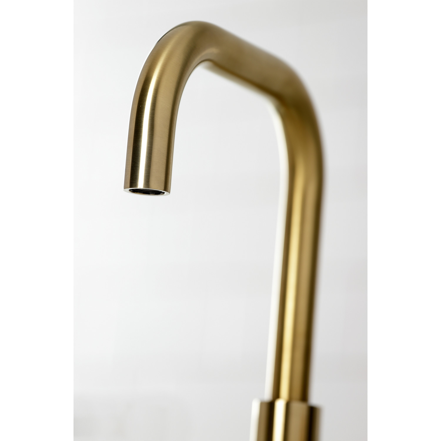 Kingston Brass FSC8933NDL NuvoFusion Widespread Bathroom Faucet with Brass Pop-up, Brushed Brass