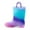 Blue Purple, variant on Kushyshoo Kids Blue Purple Glitter Light up Rain Boot Size 7 Toddler Girl