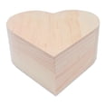 thumbnail image 3 of Caja de madera con forma de corazón sin terminar, del tesoro, almacenamiento para mesa de casa, joyero DIY sin pintar para recuerdo, pintura de 95 cm x 95 cm x 45 cm, 3 of 8