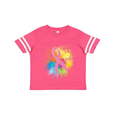 

Inktastic Breast Cancer Awareness Ribbon Art Gift Toddler Toddler Girl T-Shirt