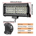thumbnail image 3 of Paquete de 2 luces LED de trabajo Sailing 144W impermeable, 3 of 4