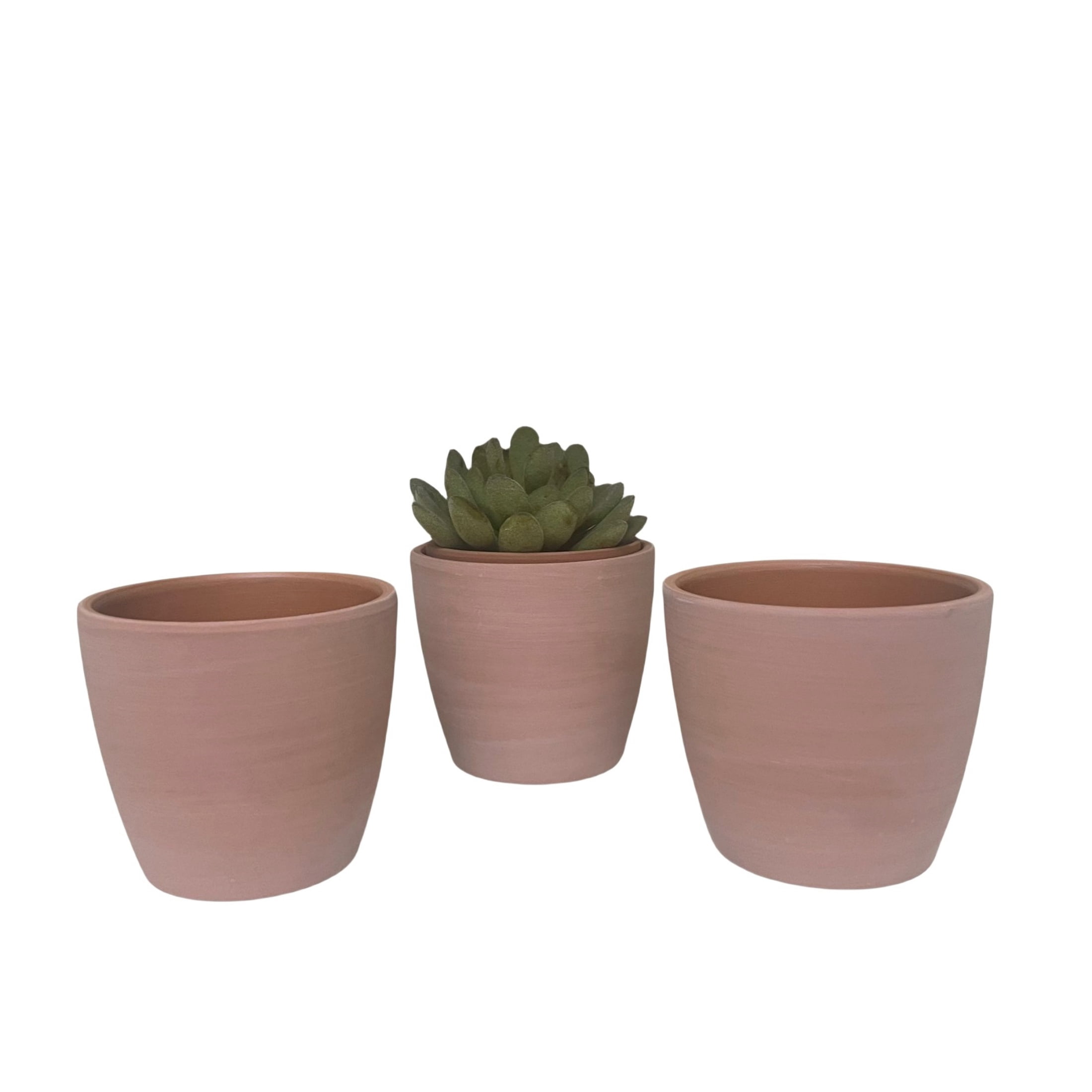 10pcs Pack Egg shape Terracotta Pots, 3 Inch Red Clay Planter Pots with NOT Drainage. Pottery Succulent Planter, Garden Cactus Flower Planters with White Wash