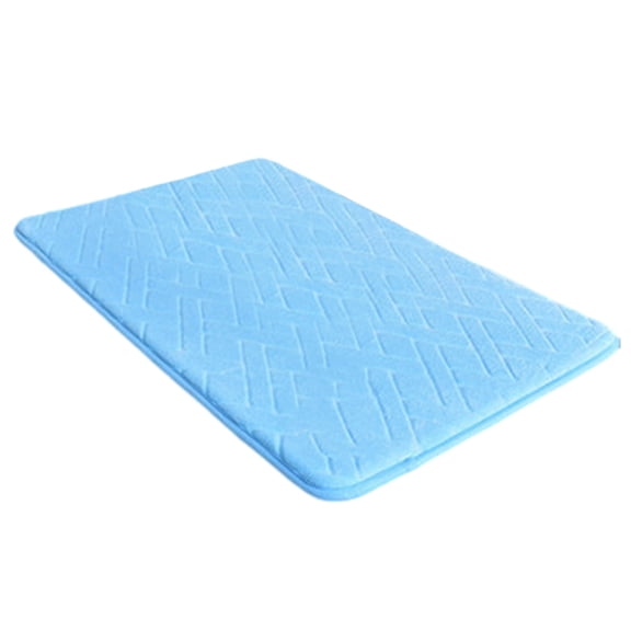 Absorbent Foam Floor Mat | Waterproof & Non-Slip Bathroom Rug | Indoor/Outdoor Door Mat for Kitchen, Entryway, Toilet | 1-Pack