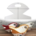 thumbnail image 4 of veasfak 2pcs Bowl Cozy Template Acrylic DIY Craft Patchwork Ruler 15inch 10inch Bowl Wrap for Sewing Quilting Template Sewing Pattern, 4 of 8