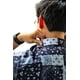 thumbnail image 3 of Camisa Hombre Casual Manga Corta Negra Cuadros Blancos Zanko, 3 of 7