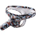 thumbnail image 3 of Bragas de cintura media-baja estampadas transpirables cómodas informales sexis a la moda para hombre Pompotops  qyievc6559, 3 of 3