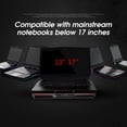 thumbnail image 4 of Gaming Laptop Cooler Silent Six Fan Cooling Pad Notebook Stand Con Luz Para Computadora Portátil seitruly EL016699-01, 4 of 5