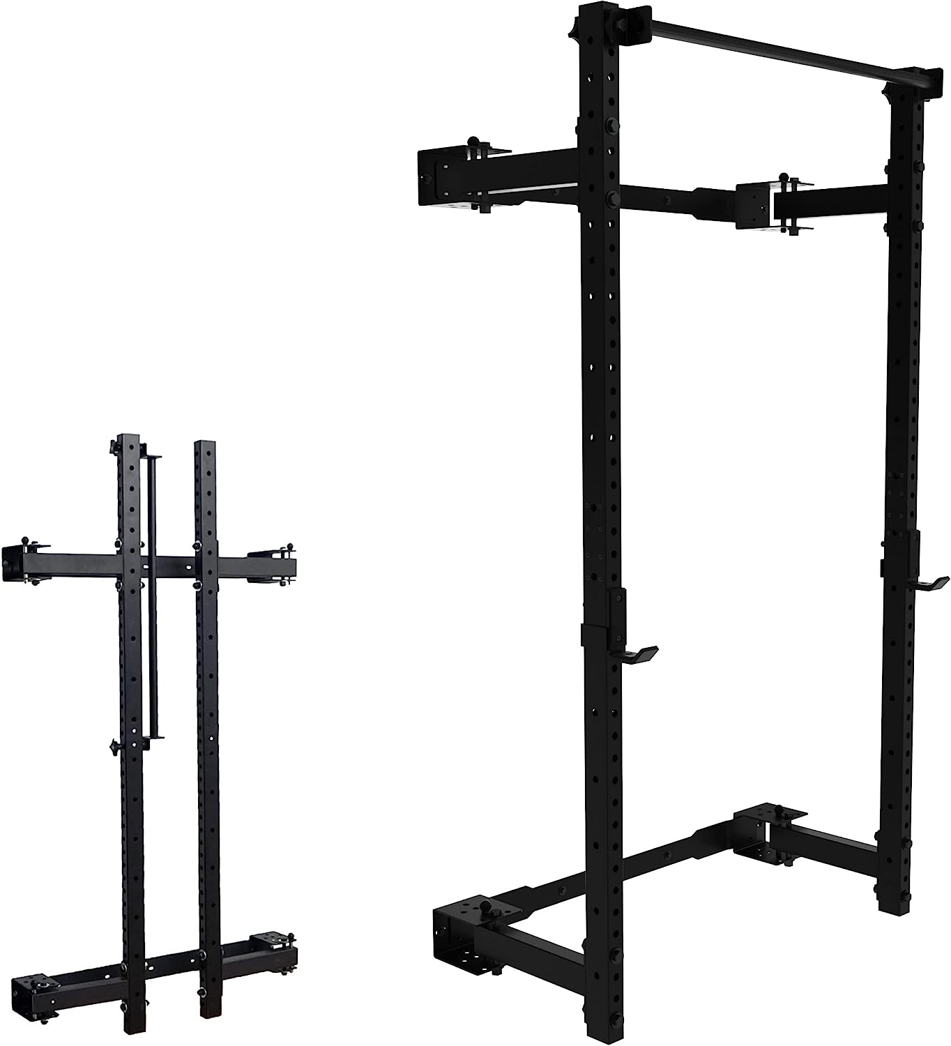 FoldIn ONE Squat Rack, Wall Mounted Folding Power Stand, Weight