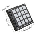 thumbnail image 2 of WORLDE Contrôleur MIDI Machine à Fabriquer des Battoirs 6 Boutons Assignables Répétition de Notes Boutons de Niveau Complet et Logiciel de Production Portable Mini Contrôleur MIDI Pad USB pour Débutant Production Musicale, 2 of 7