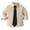 2 Beige, variant on Krdevn Gentleman Lapel Button Down Shirt with Tie Long Sleeve Casual Tops (Toddler to Big Boys),4-5 Years