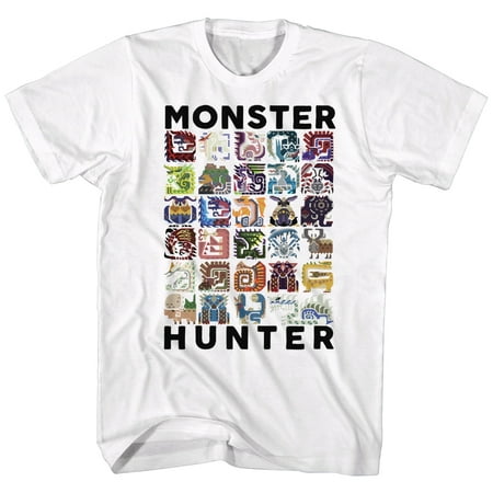 Monster Hunter Let's Hunt White Adult T-Shirt