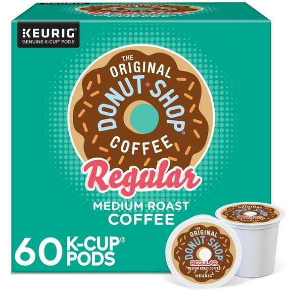 The Original Donut Shop Regular Coffee Pods - Medium Roast - 60ct/23.4oz - Pack of 2