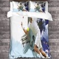 thumbnail image 3 of Roger Federer Bedding Set With 3d Printed Duvet Cover, Microfiber Zipper Closure With Pillowcases, For Boys, Girls And Adults Double, 3 of 5