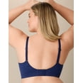 thumbnail image 3 of Playtex Full Coverage Convertible Wireless Bra Pack, Moisture-Wicking, 2-Pack  Sail Away Navy/ New Rain Cloud 5XL Women's, 3 of 8