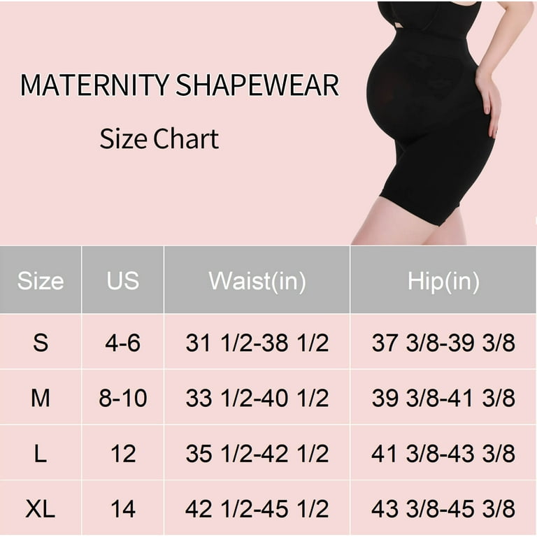 MANIFIQUE Seamless Maternity Shapewear Panties, Prevent Thigh