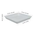 thumbnail image 2 of LEORX 10Pcs Plant Pot Tray Resin 7.3x7.3x1In for Indoor Use, 2 of 8