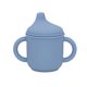 thumbnail image 1 of Taza para sorber de silicona y taza de entrenamiento para bebé, boquilla suave y asas, agarre fácil irrompible, 1 of 5