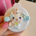 thumbnail image 1 of Sanrio-espejo de belleza coreano Cinnamoroll, espejo de dibujos animados de alto valor, portátil, pequeño espejo, peine con cojín de aire, 1 of 4