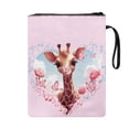 thumbnail image 2 of HELLHERO Giraffe Book Cover Sleeve Book Sleeve Cover for Lightweight Book Organzier Holder Polyester Fabric with Book Protection and Decorative Design, Giraffe, 2 of 8