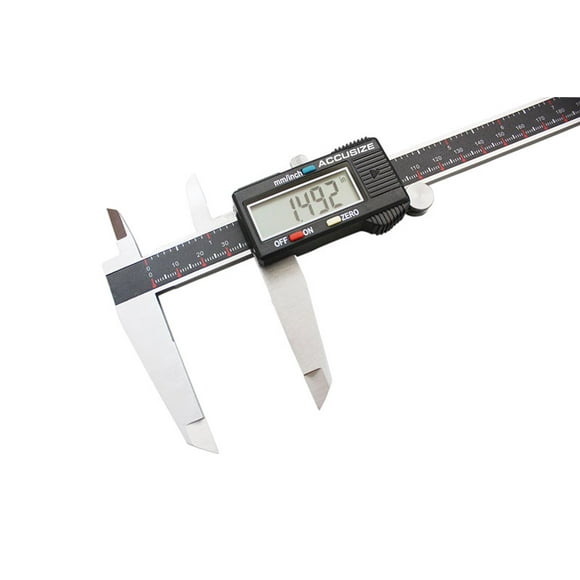 Accusize - 0-12" X 0.0005" ELECTRONIC DIGITAL CALIPER, 3KEY WITH EXTRA LARGE LCD, AB11-1112