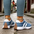 thumbnail image 4 of BERANMEY Casual Sneakers for Women Lightweight Non-Slip Fashion Sneakers with Memory Foam Insole Womens Platform Shoes for Everyday Wear, 4 of 9