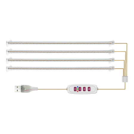 

DBYLXMN Lighting LED Light Tube Flower Succulent Full Growth Light Timing USB Indoor Cabinet Light Seedling Star Light Fixture Flush Mount Rice Lights Plug in 20 Count outside Solar Lights Solar Panel