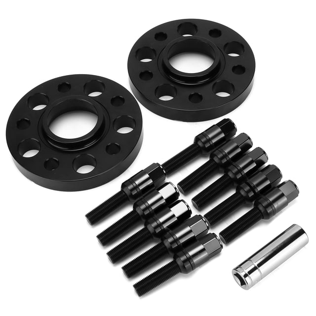 Adaptateur de Roue, Entretoise de Roue Centrée sur le Moyeu de Spécification Standard 6061 T6 Aluminium M14 X 1,5 Durable Robuste pour les Pièces Automobiles Rouge, Bleu, Noir