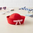 thumbnail image 5 of Hsqqdc Sweet Bow Sailor Hat, Navy Yacht Cap Simple Style for Nautical Events, 5 of 7