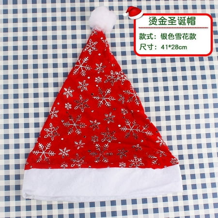 

NUOLUX 6pcs Christmas Hat Xmas Santa Hat Xmas Hat Velvet Christmas Santa Hat Prop for Women Men