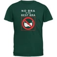 thumbnail image 1 of T-Shirt Adulte Vert Forêt Drôle Sans Soutien-Gorge, 1 of 1