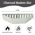 thumbnail image 3 of Charcoal Basket Set of 2PCS - BBQ Charcoal Grill Basket Holders Charcoal Grill Accessories, 3 of 7