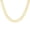Yellow, variant on 14mm Pave Super Flat Figaro Chain Bracelet 9" in 925 Sterling Silver