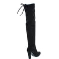 thumbnail image 5 of Forever Link Women's Stacked Chunky Heel Stretch Thigh High Pull On Boot, 5 of 5